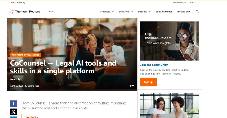 Thomson Reuters - CaseText CoCounsel