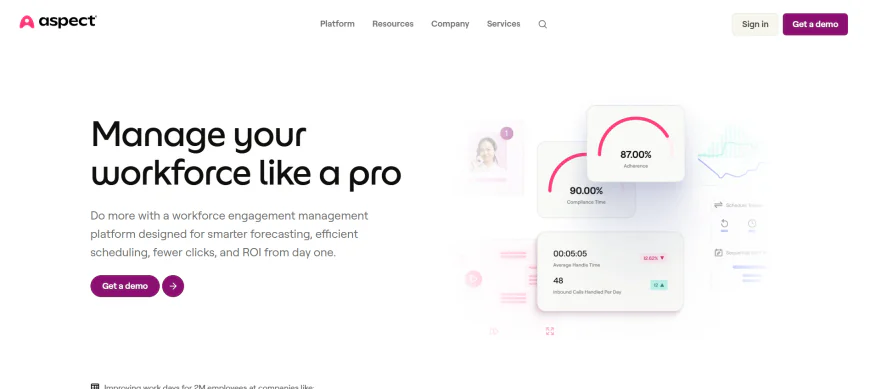 🔟.Aspect Via (or Aspect Workforce Optimization + CCaaS)