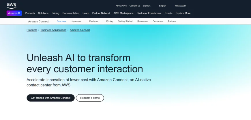 5️⃣.  Amazon Connect