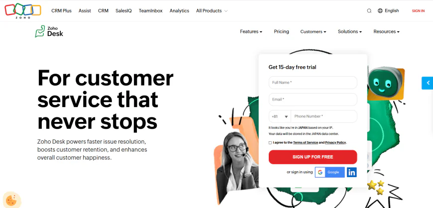 3️⃣ .Zoho Desk