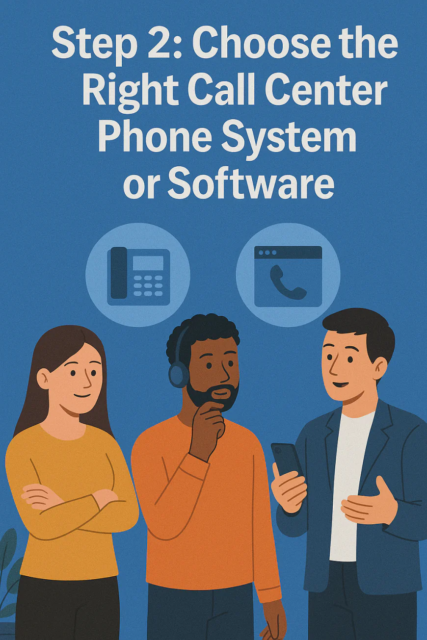 4️⃣ Step 2: Choose the Right Call Center Phone System or Software