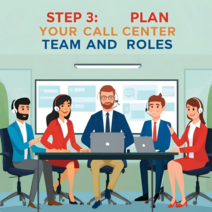5️⃣ Step 3: Plan Your Call Center Team and Roles