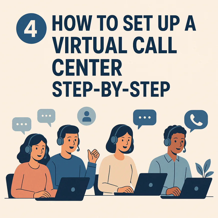4️⃣  How to Set Up a Virtual Call Center Step-by-Step