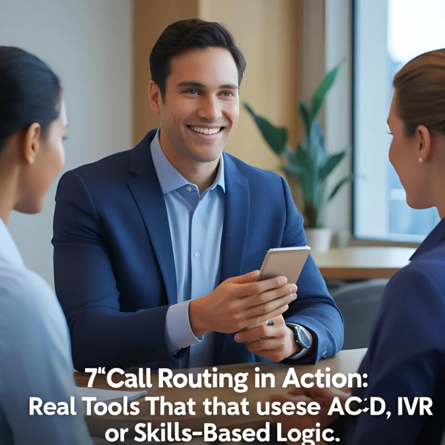 7️⃣ Call Routing in Action: Real Tools That Use ACD, IVR, or Skills-Based Logic