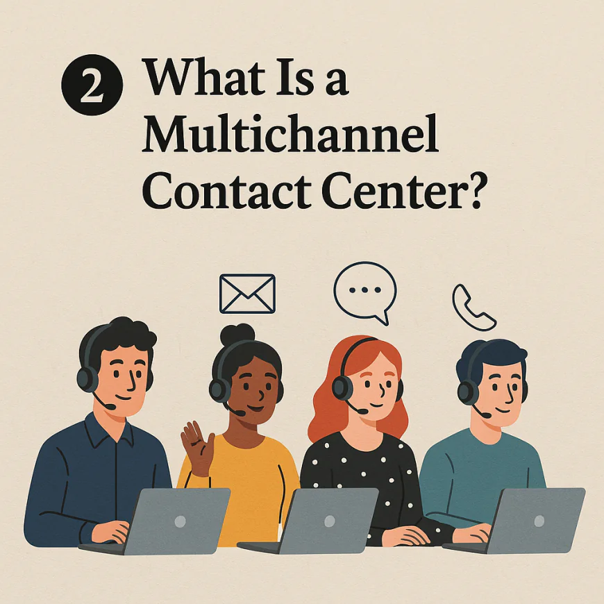 2️⃣ What Is a Multichannel Contact Center?
