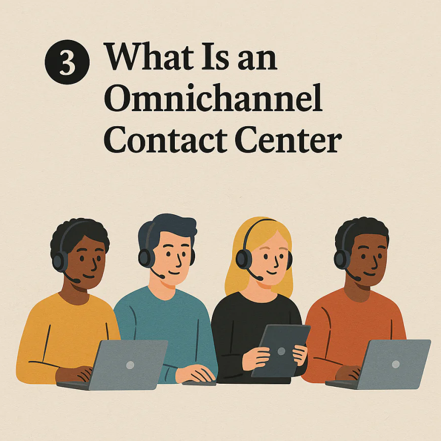 3️⃣ What Is an Omnichannel Contact Center?