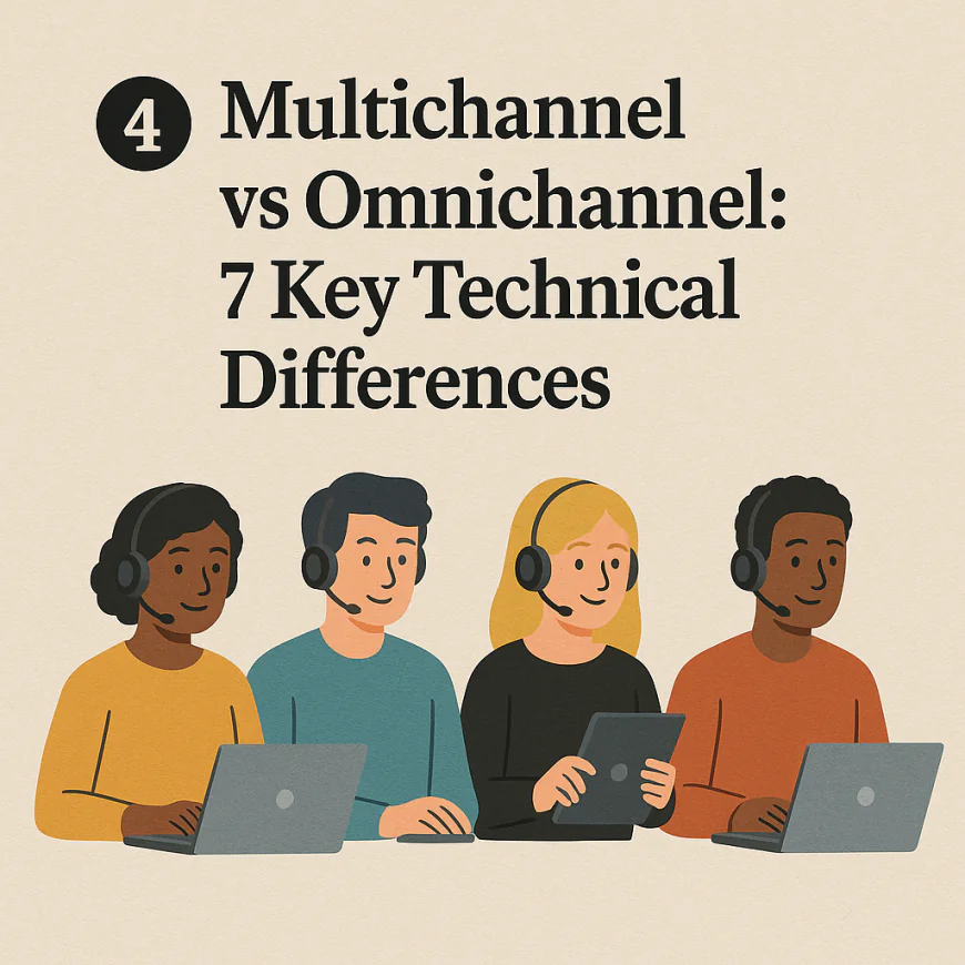 4️⃣ Multichannel vs Omnichannel: 7 Key Technical Differences