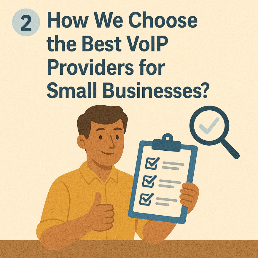 2️⃣ How We Choose the Best VoIP Providers for Small Businesses
