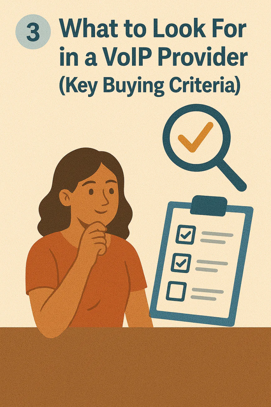 3️⃣ What to Look For in a VoIP Provider (Key Buying Criteria)