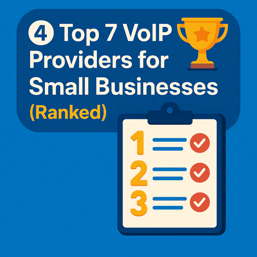 4️⃣ Top 7 VoIP Providers for Small Businesses (Ranked)