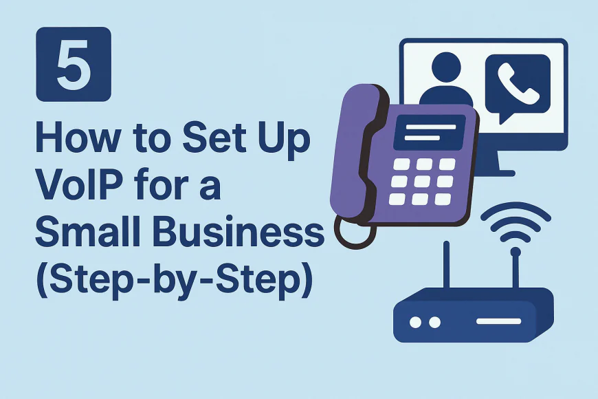 5️⃣ How to Set Up VoIP for a Small Business (Step-by-Step)