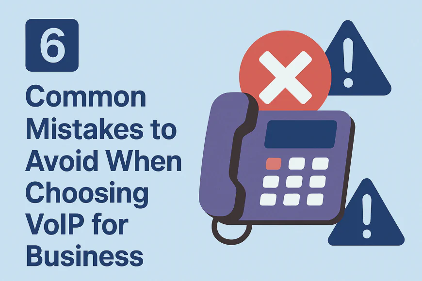 6️⃣ Common Mistakes to Avoid When Choosing VoIP for Business