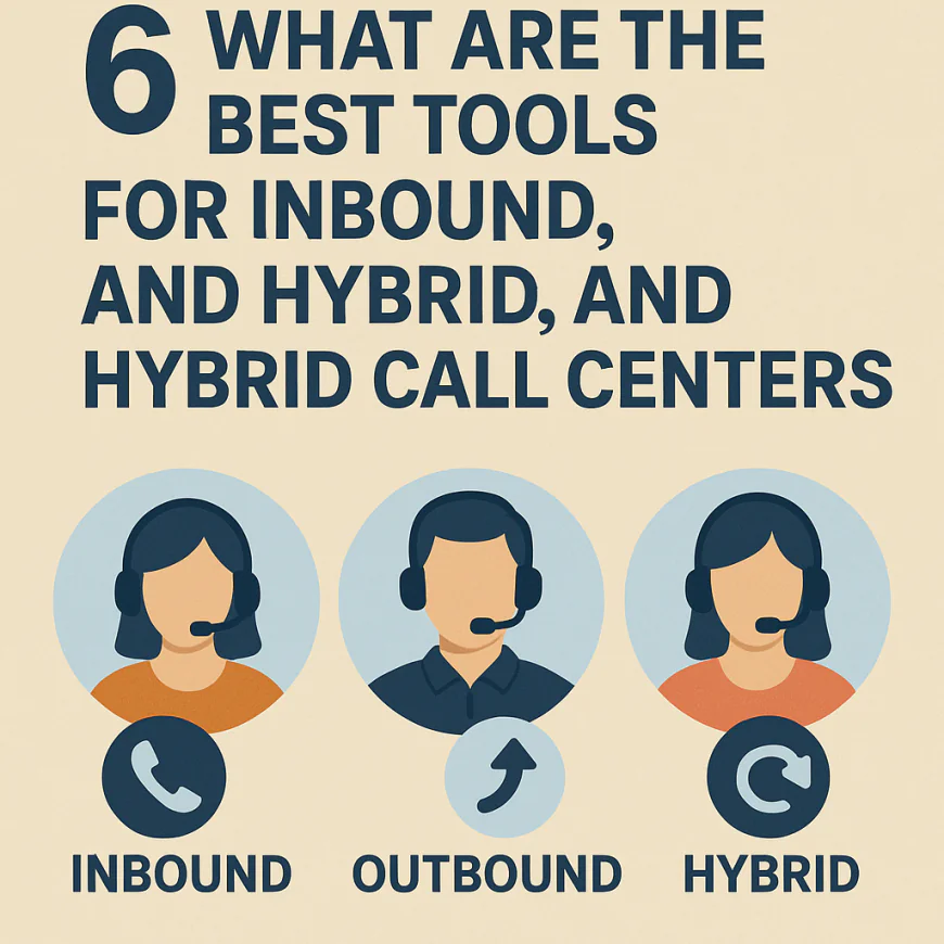 6️⃣ What are the best Tools for Inbound, Outbound, and Hybrid Call Centers?