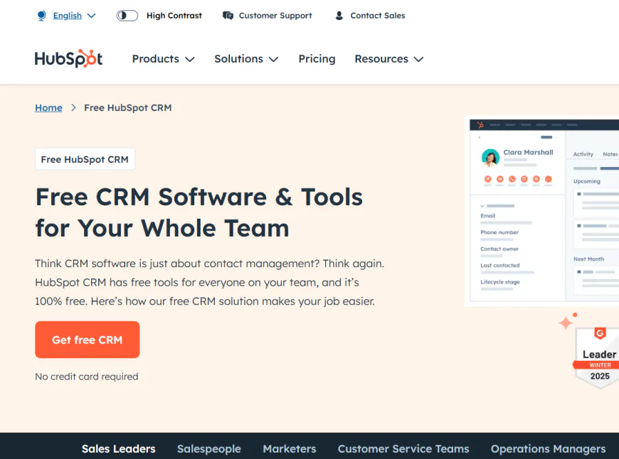1️⃣ HubSpot CRM