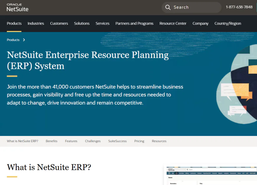 2️⃣ Oracle NetSuite ERP
