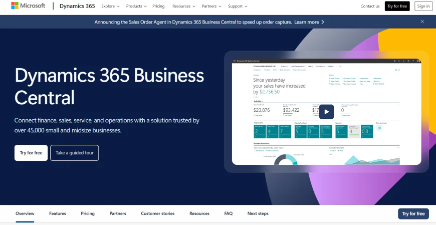 3️⃣ Microsoft Dynamics 365 Business Central