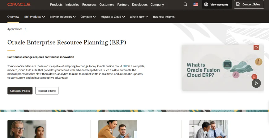2️⃣ Oracle Fusion Cloud ERP