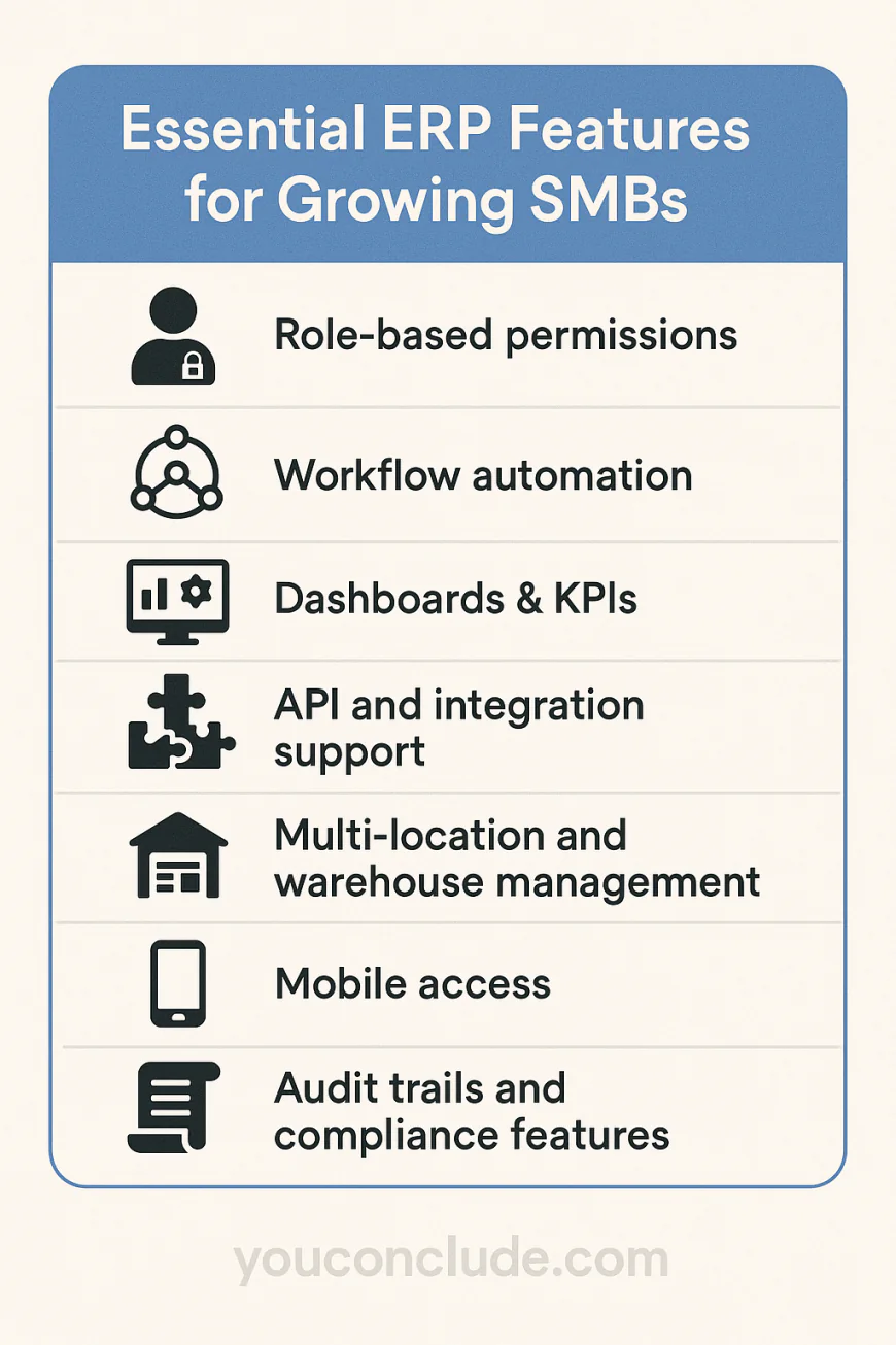 🔟 Must-Have ERP Features for Growing Businesses