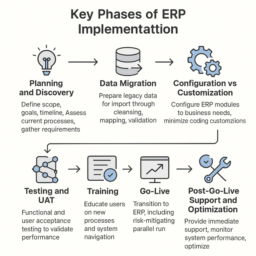 1️⃣3️⃣ What Is ERP Implementation Like? Step-by-Step Process?