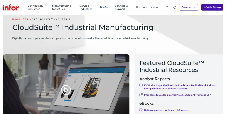 4️⃣ Infor CloudSuite Industrial