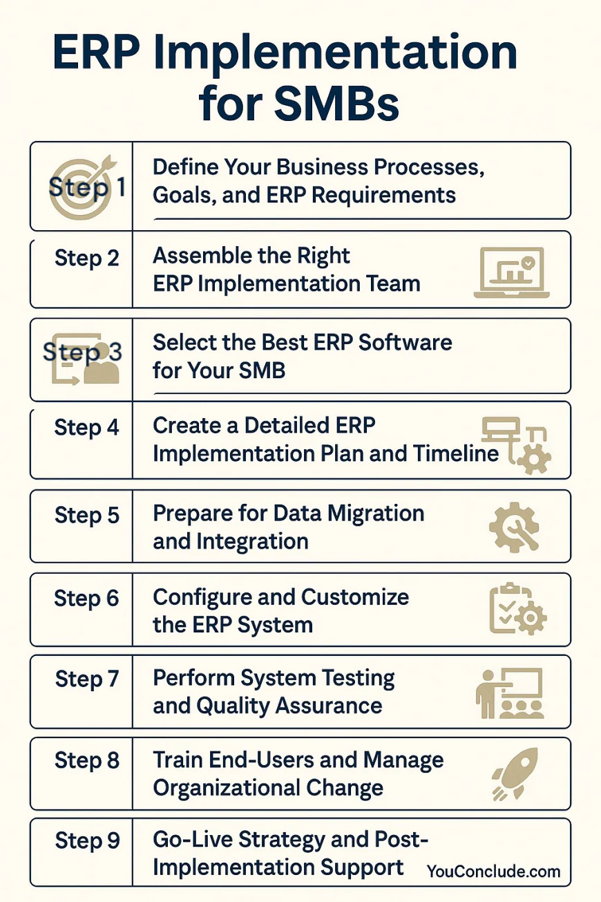 1️⃣ERP Implementation for SMBs