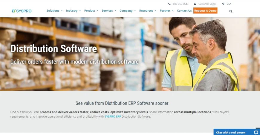 7️⃣ SYSPRO Distribution ERP