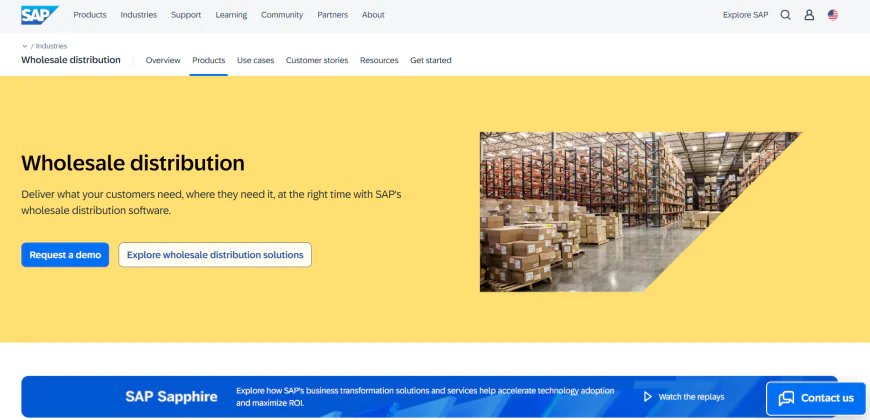 8️⃣ SAP S/4HANA for Wholesale Distribution
